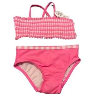George baby 2 piece pink and white swimwear. BNWT